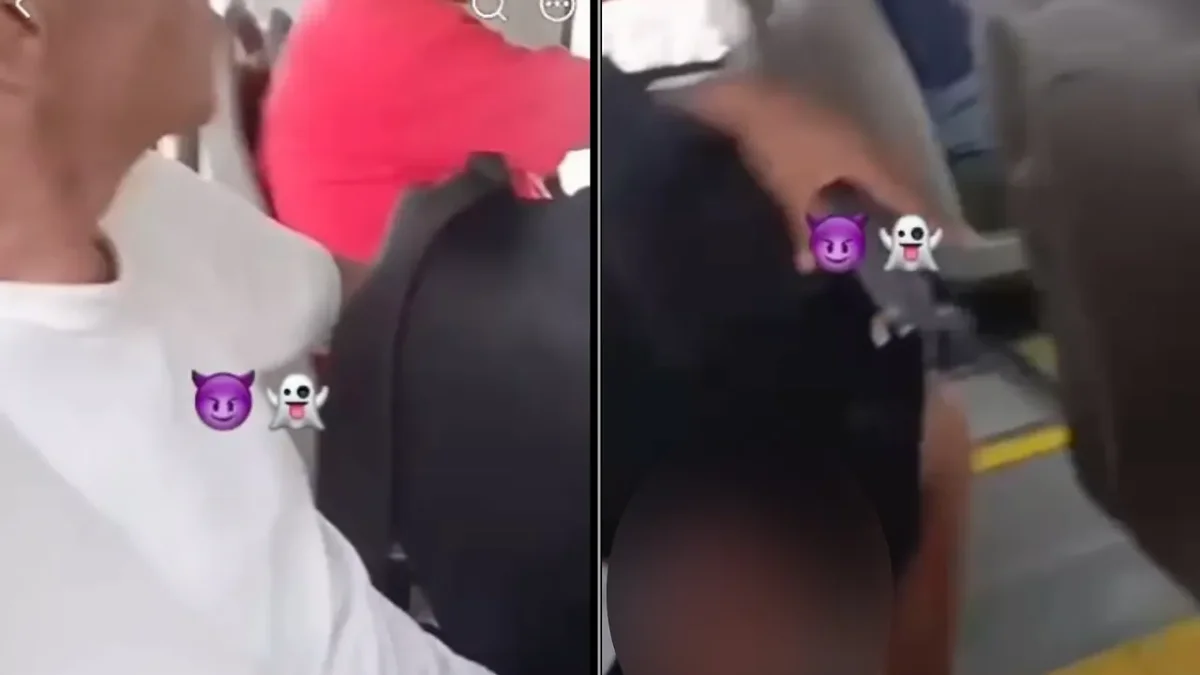 Unidad del Juárez Bus donde cámaras permitieron identificar a un hombre señalado por acoso sexual
