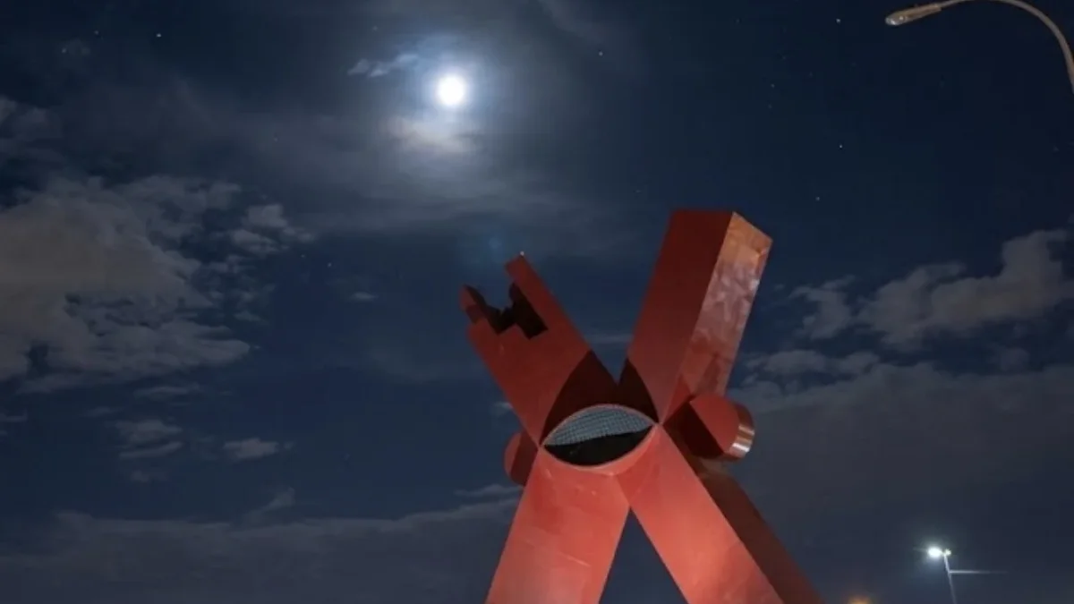 Cielo despejado durante la madrugada en Ciudad Juárez