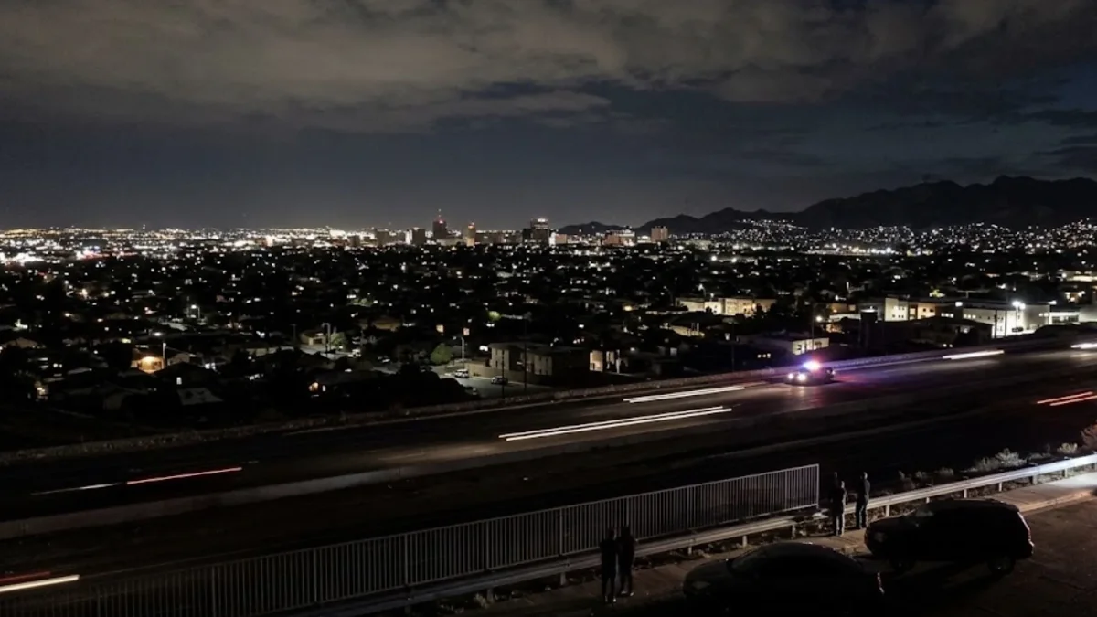 Apagón en El Paso y Nuevo México durante fuertes vientos