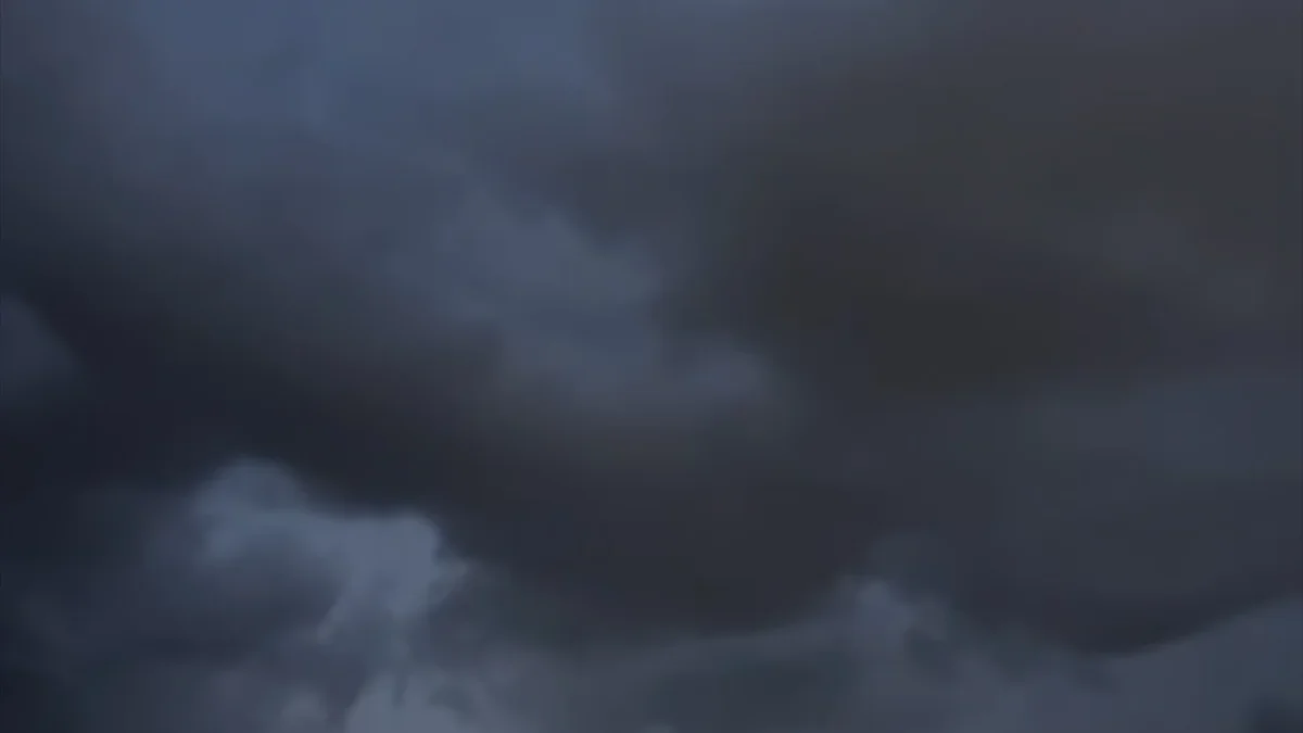 Nubes oscuras cubren el cielo de Chihuahua después de intensas lluvias