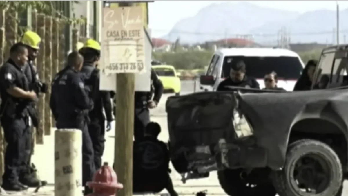Lugar del ataque armado en Cerradas de San Pedro, Ciudad Juárez