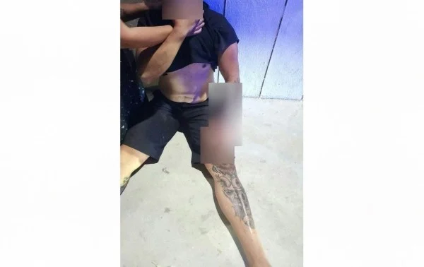 Patrulla de la Policía Municipal durante la atención de una pelea entre hermanos en Ciudad Juárez