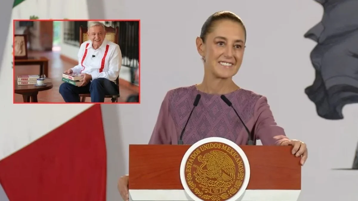Claudia Sheinbaum reacciona al libro Pueblo de Andrés Manuel López Obrador