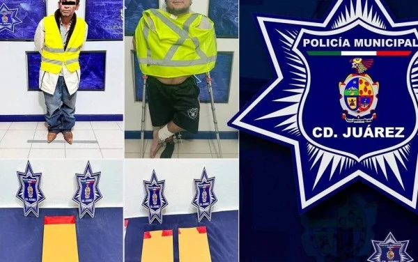 Dos hombres detenidos por presuntos ataques con arma blanca en Ciudad Juárez