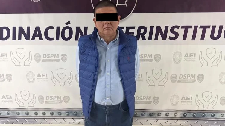César Jáuregui durante una comparecencia relacionada con su proceso penal en Chihuahua