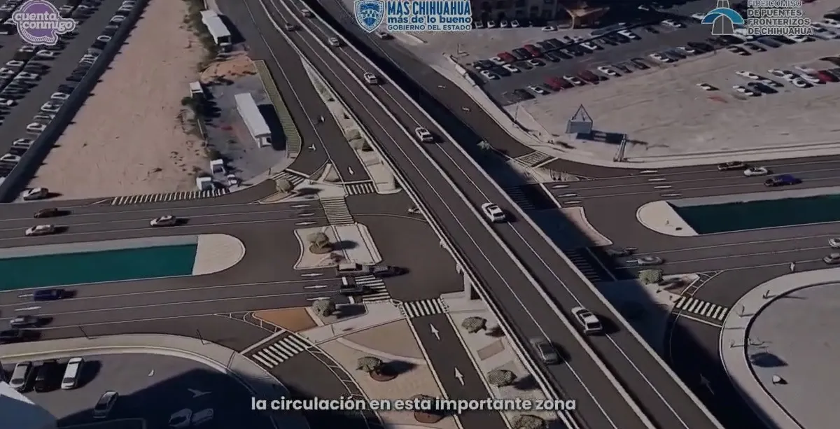 Cruce de Teófilo Borunda y Paseo de la Victoria donde construirán un puente superior