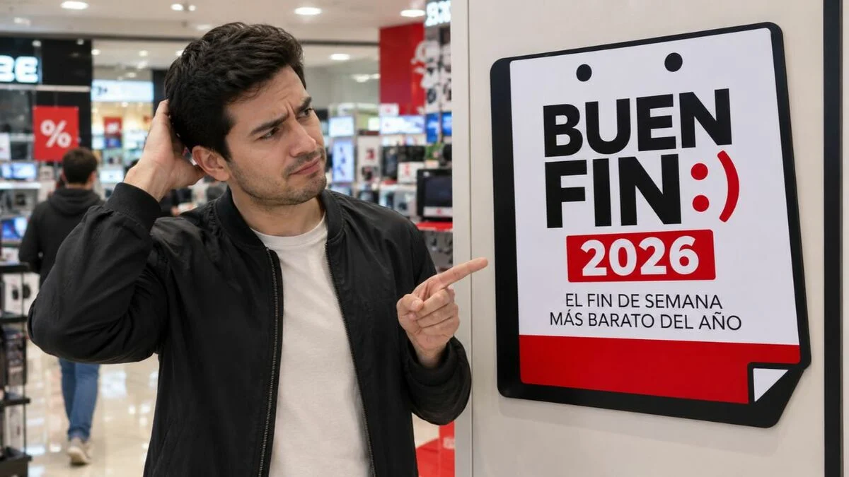 Anuncio de las fechas del Buen Fin 2026 en México