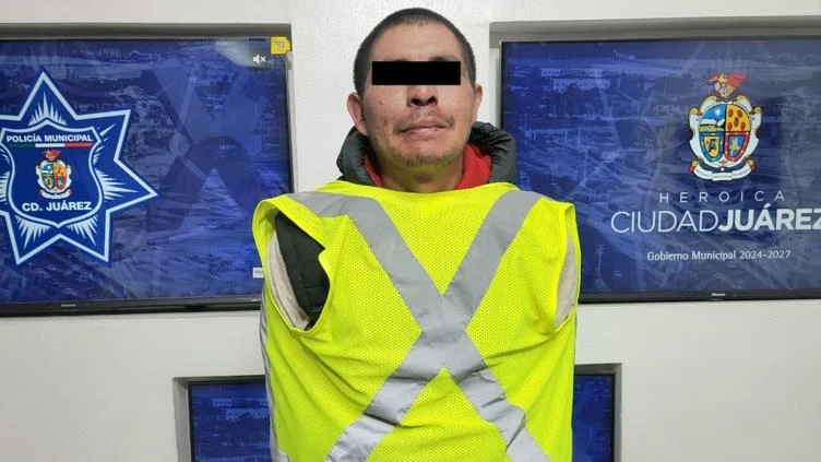 Hombre detenido como sospechoso de asaltos a negocios en Ciudad Juárez