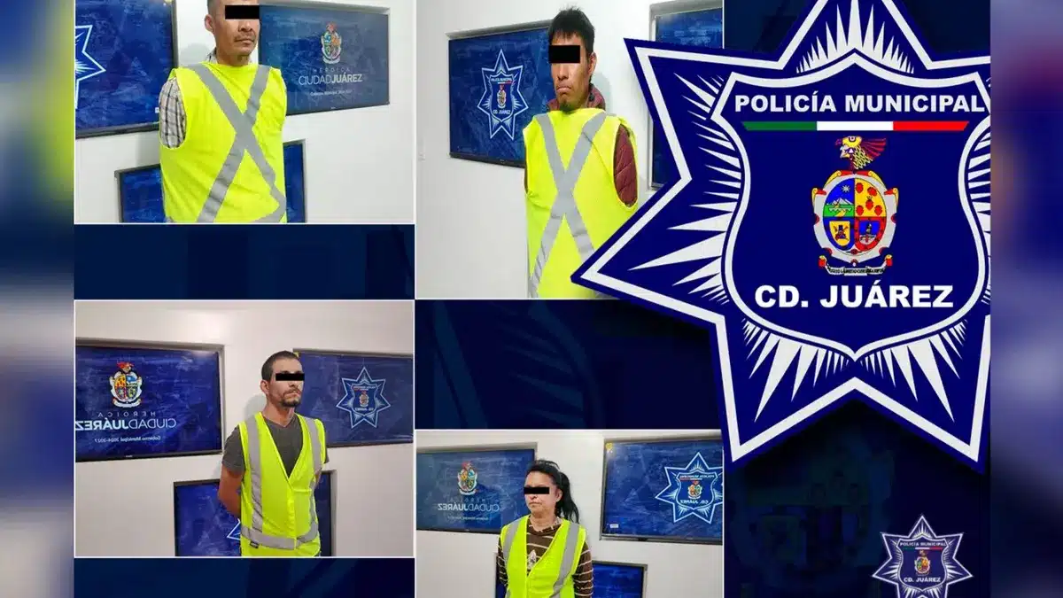 Detienen a cuatro personas con órdenes de aprehensión en Ciudad Juárez
