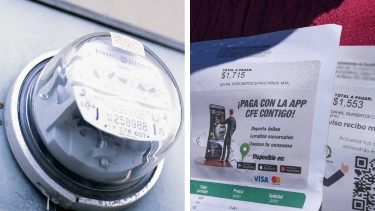 Recibo de luz de la CFE para realizar un cambio de titular