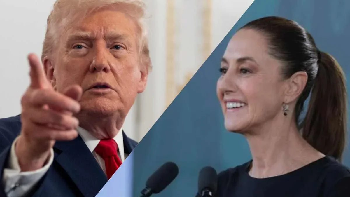 Donald Trump habla sobre Claudia Sheinbaum durante un mitin en Carolina del Sur