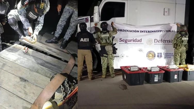 Operativo de seguridad tras presunto aseguramiento de cocaína en Rubio, Chihuahua