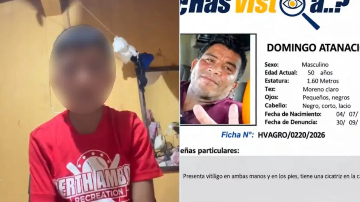 Imagen difundida para solicitar la localización con vida de Domingo Atanacio Quirino en Guerrero