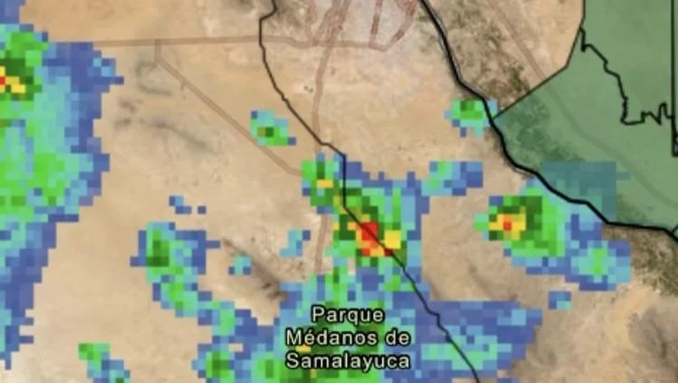 Nubes de tormenta avanzan hacia Ciudad Juárez con riesgo de lluvias e inundaciones