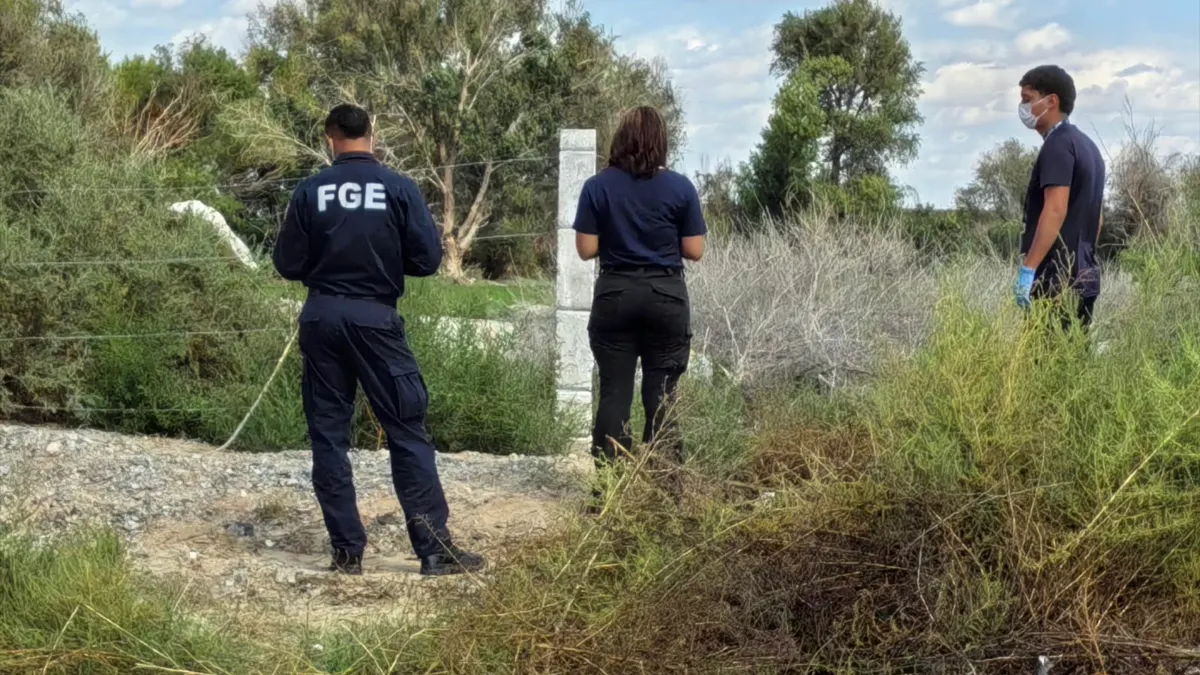 Canal de irrigación del Valle de Juárez donde fue localizado un cadáver