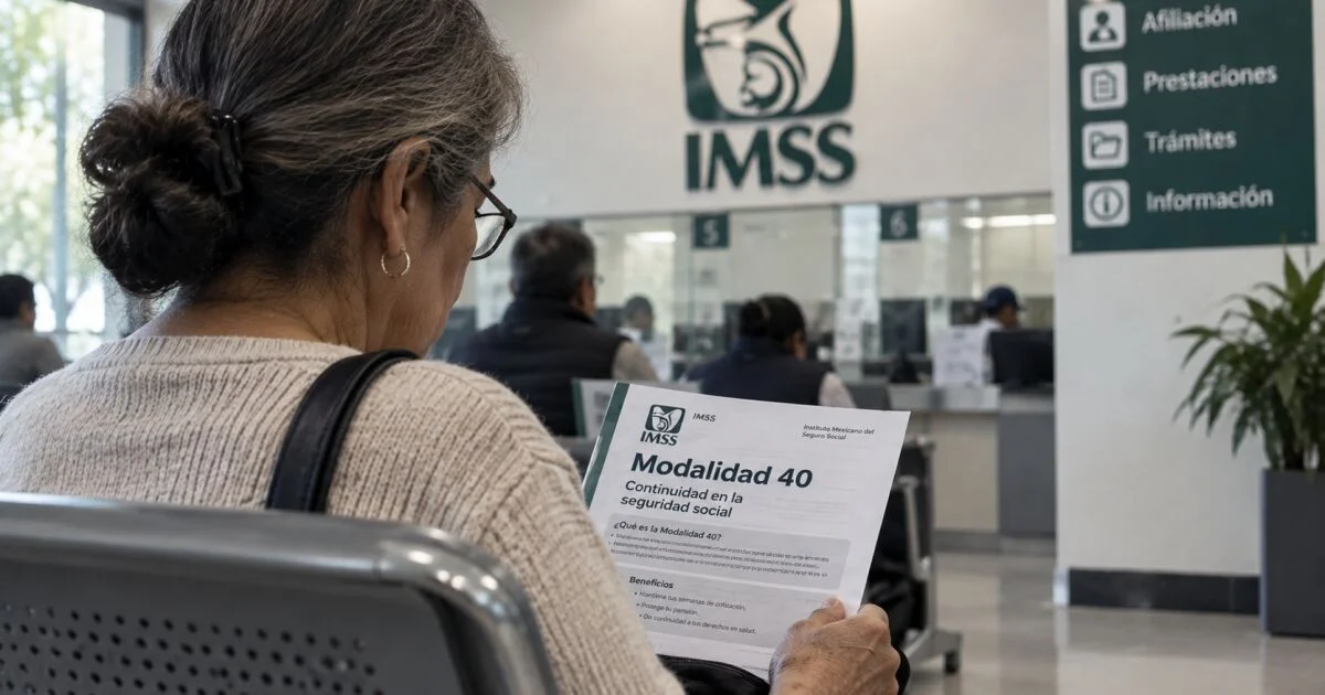IMSS cambia las reglas de la Modalidad 40 por irregularidades en registros y pensiones