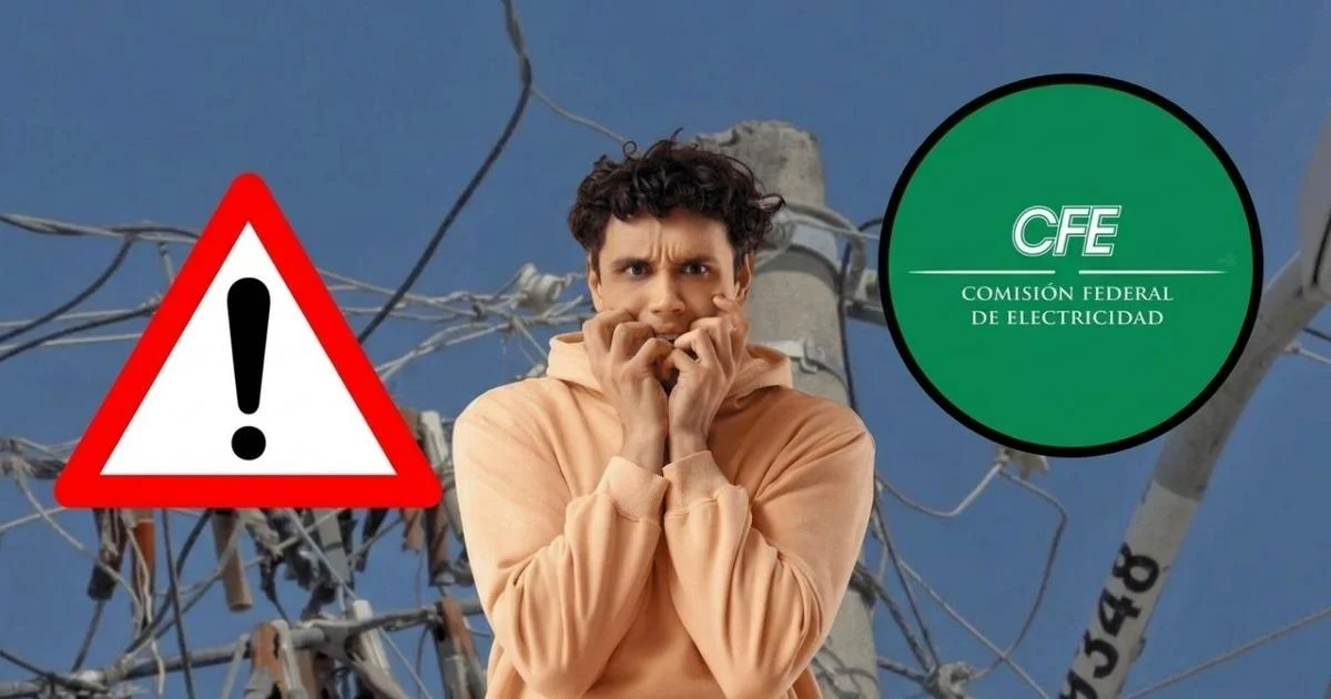 Medidor de electricidad de la CFE instalado en el exterior de una vivienda