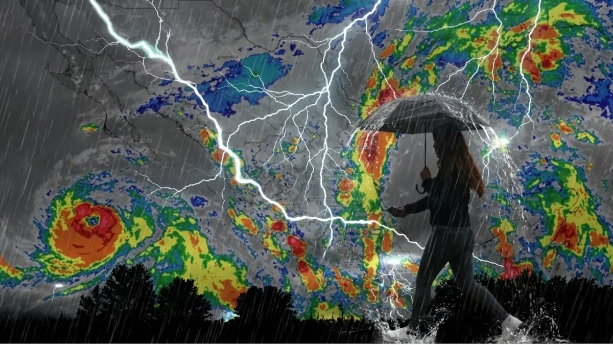 Lluvias intensas y fuertes ráfagas de viento previstas en México