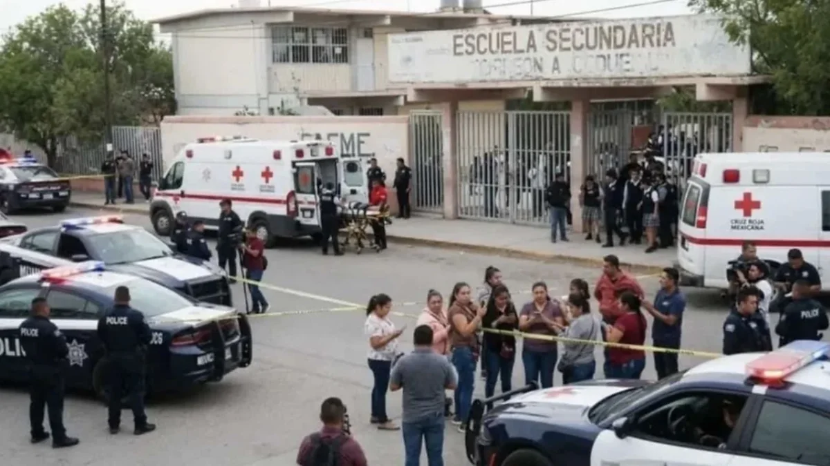 Escuela Secundaria Número 13 de Torreón donde ocurrió el ataque contra personal y alumnos