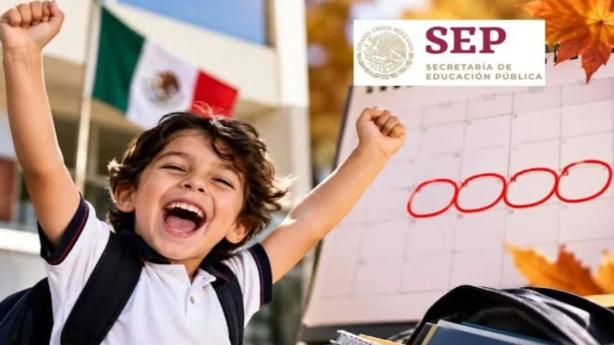 Salón de clases vacío durante el megapuente marcado por la SEP