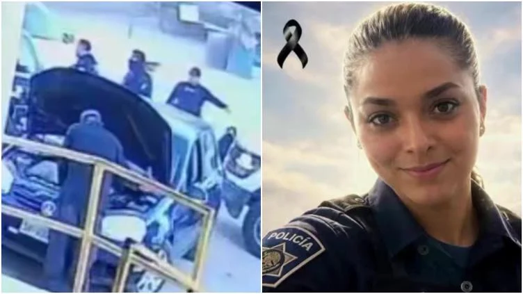 Cámara de seguridad capta ataque contra policías estatales en una tienda de Tecate