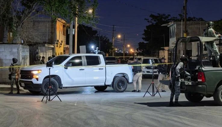 Operativo de seguridad en Infonavit Parques Industriales de Ciudad Juárez