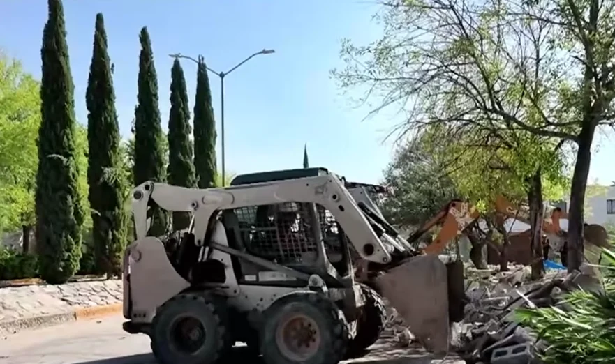 Gardeno quedó colapsado y con huellas 3