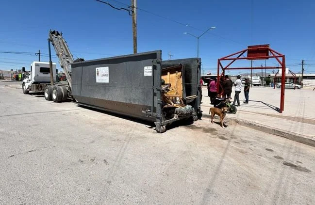 Contenedores de Punto Limpio instalados por el Municipio de Ciudad Juárez