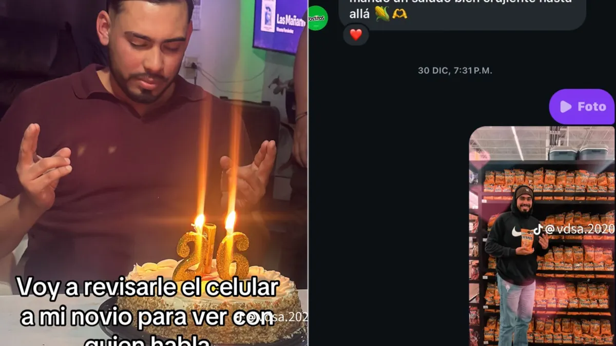 Juarense posa junto a botanas Tostitos tras pedir su llegada a Ciudad Juárez