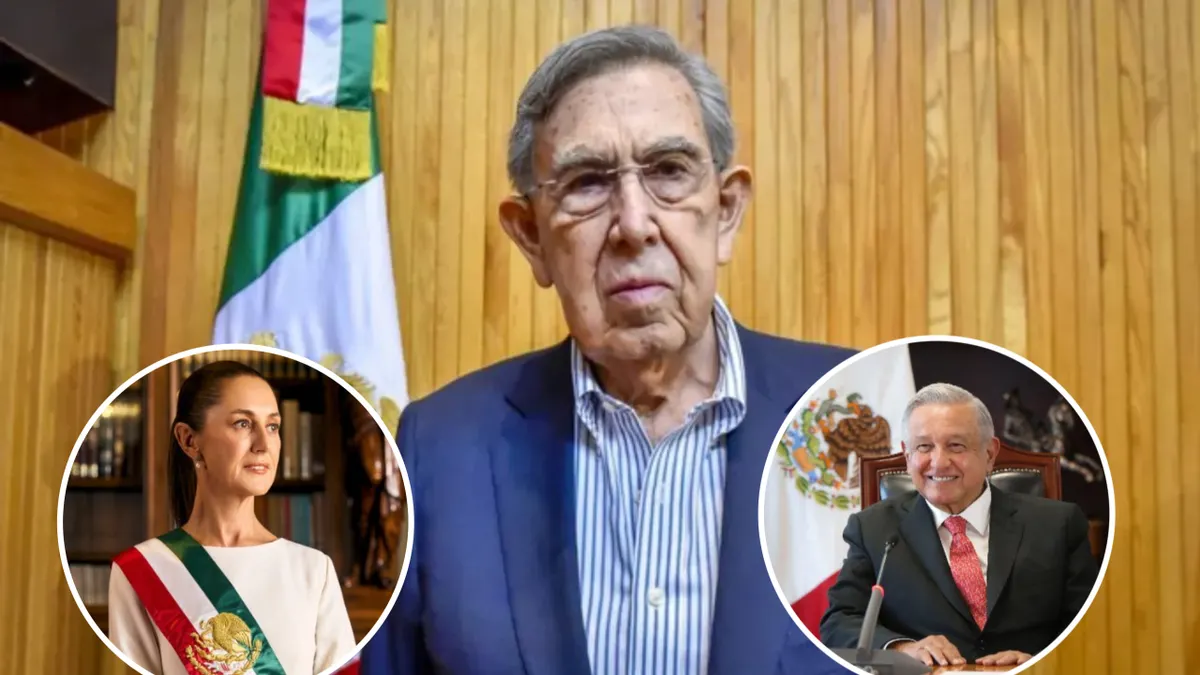 Cuauhtémoc Cárdenas durante una aparición pública