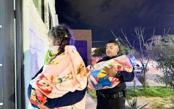 Patrulla de la Policía Municipal de Ciudad Juárez durante una intervención