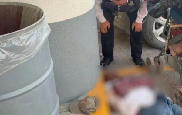 Agente vial auxilia a un hombre que sufrió convulsiones en la colonia Salvárcar