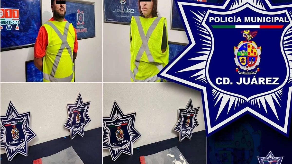 Dos personas detenidas por presunto narcomenudeo en Ciudad Juárez
