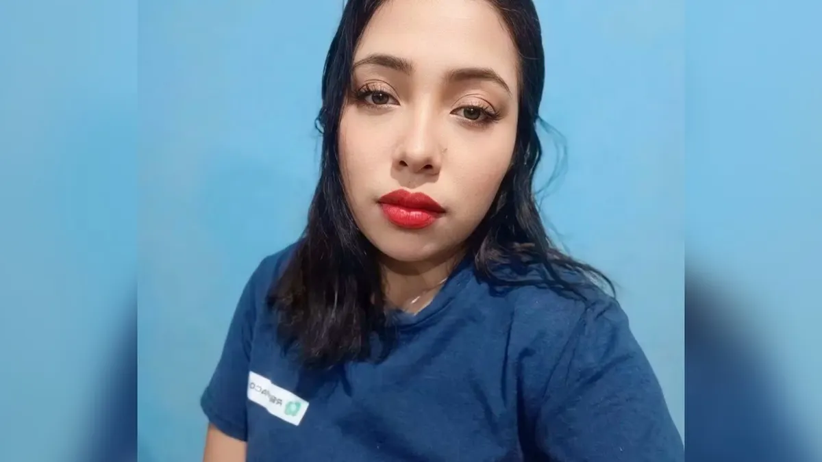 Zona donde ocurrió el asesinato de una joven salvadoreña en Pesquería, Nuevo León