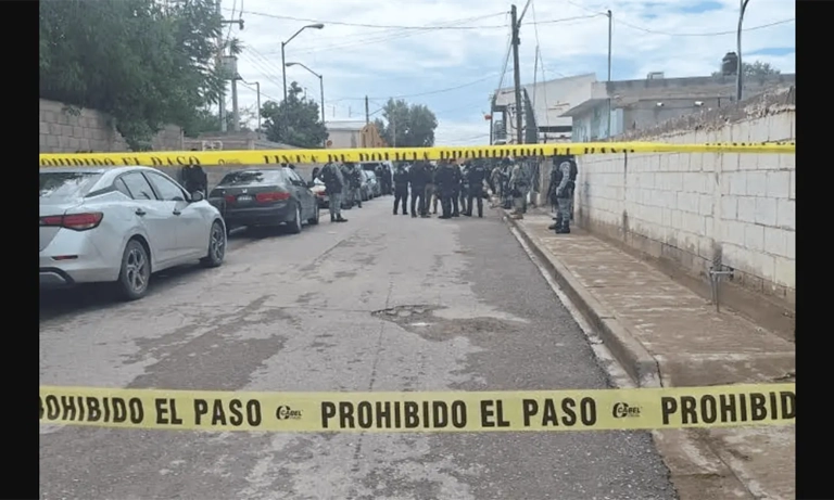 Operativo de seguridad en las inmediaciones de una escuela de Torreón