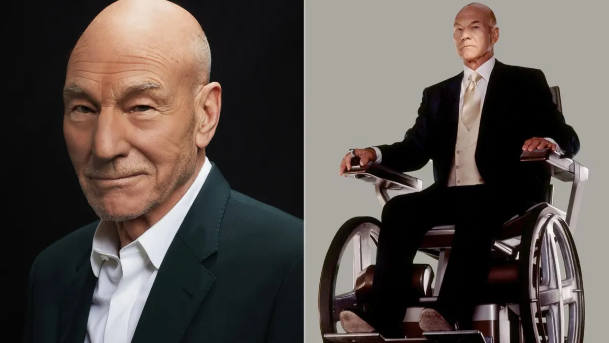 Patrick Stewart durante una aparición pública