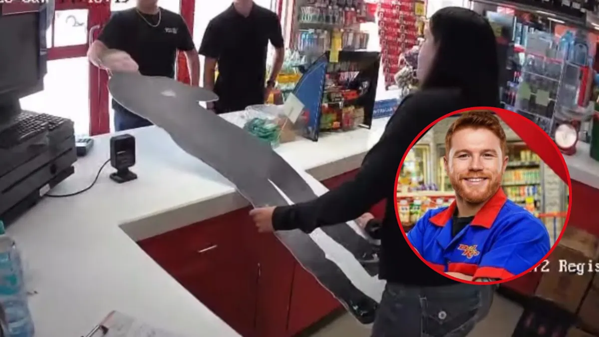 Joven devuelve cartón promocional del Canelo en Del Río Valle del Sol
