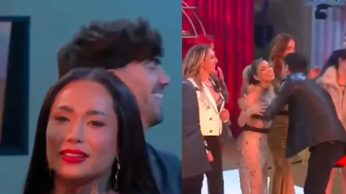 La Adictiva y Karina Torres durante una fiesta de La Casa de los Famosos México