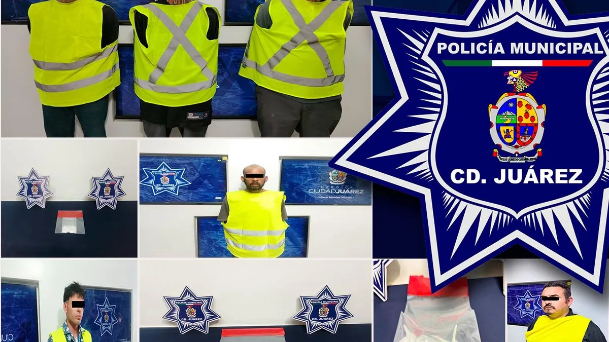Operativos de la Policía Municipal contra el narcomenudeo en Ciudad Juárez