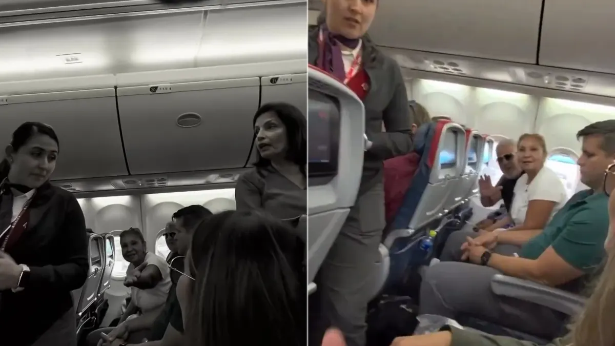 Pasajero discute con la tripulación de un vuelo de Delta Air Lines en Bogotá