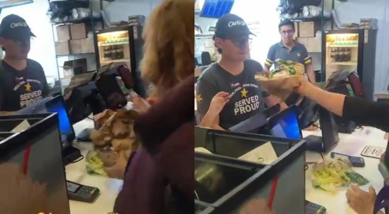 Clientas reclaman hamburguesas con lechuga en un restaurante Carl's Jr