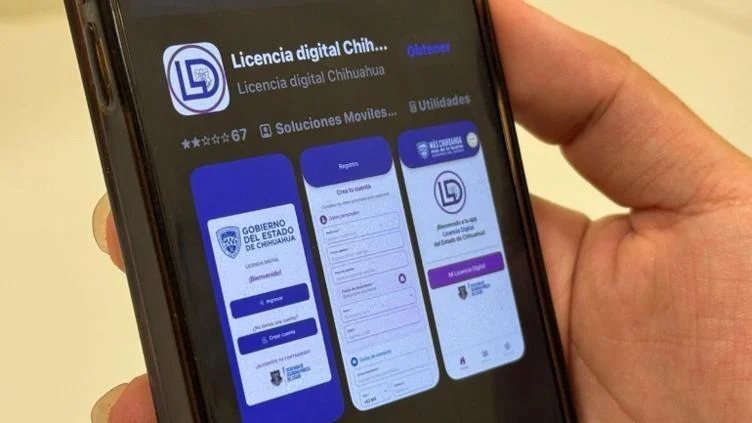 Aplicación para obtener la licencia digital gratuita en Ciudad Juárez