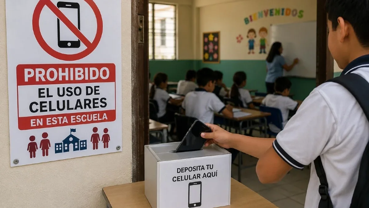 Escuelas de educación básica se preparan para restringir el uso de celulares