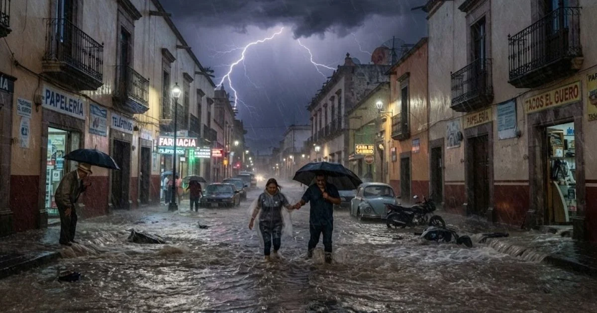Pronóstico de lluvias, inundaciones y granizo en varios estados de México