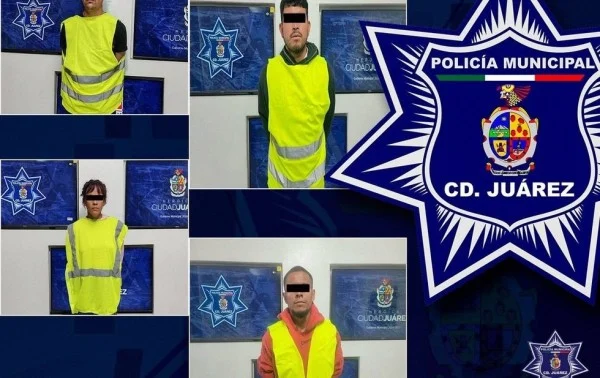 Operativo de la Policía Municipal para detener a cuatro prófugos en Ciudad Juárez