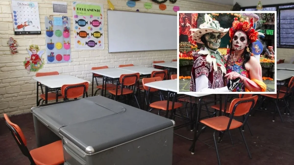 Calendario escolar de la SEP con las fechas del descanso por Día de Muertos 2026