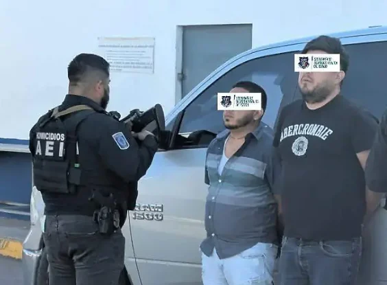Operativo policial relacionado con dos detenidos en Ciudad Juárez