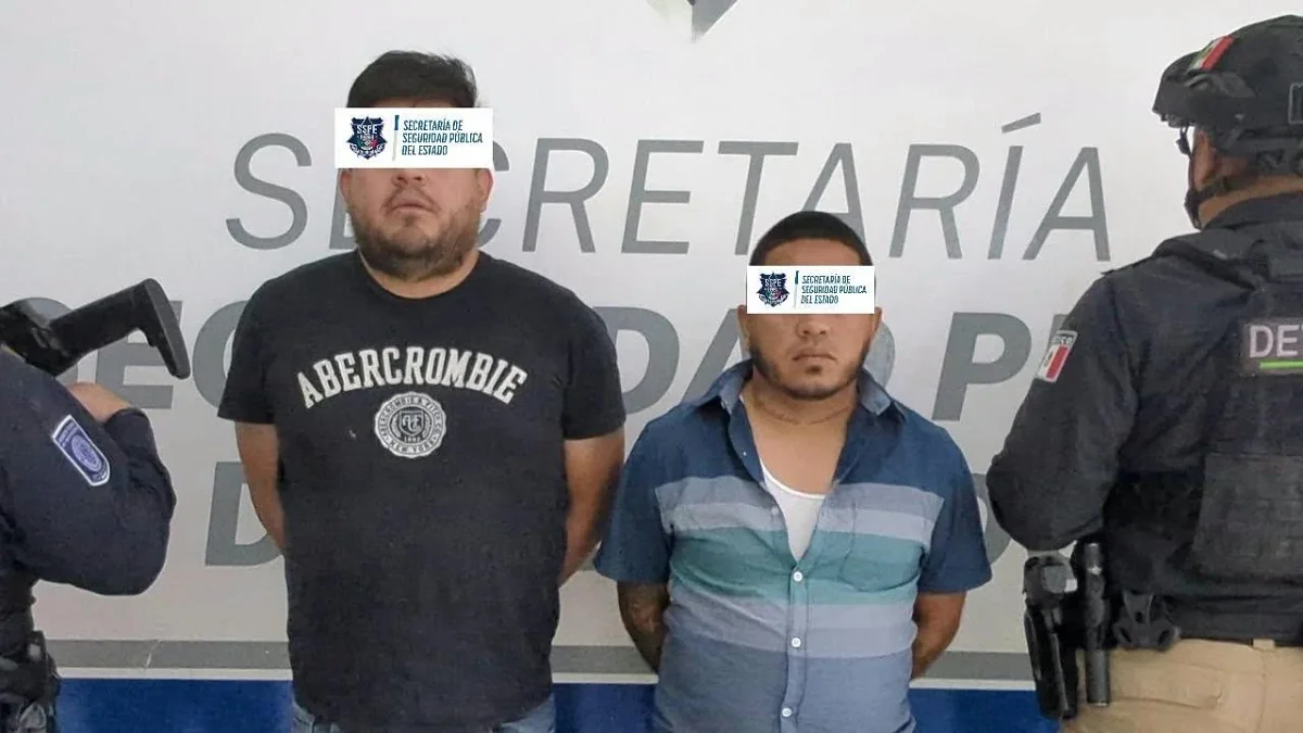 Operativo de la SSPE para detener a dos hombres en Ciudad Juárez