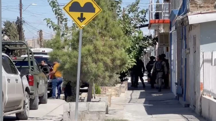 Operativo de la Fiscalía y el Ejército Mexicano en un centro de rehabilitación de la colonia Industrial