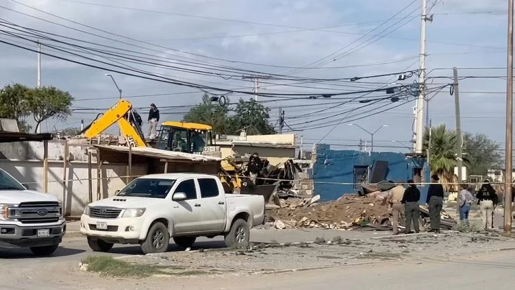 Vivienda intervenida durante cateo en Riberas del Bravo etapa VII